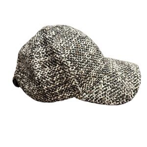 Wyeth Tweed Wool Blend Baseball Hat Leather Strap